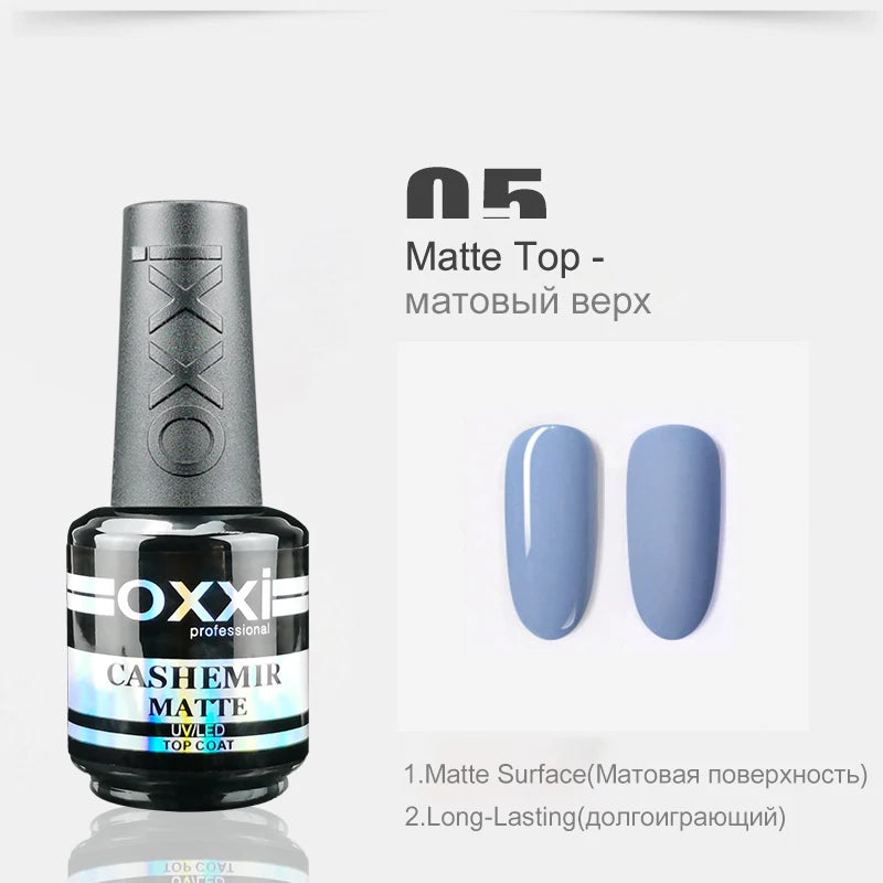 OXXI 15ml Capa base y superior para esmalte en gel Barniz semipermanente Capa superior de goma y capa base Gellac uv led Esmalte permanente Lak