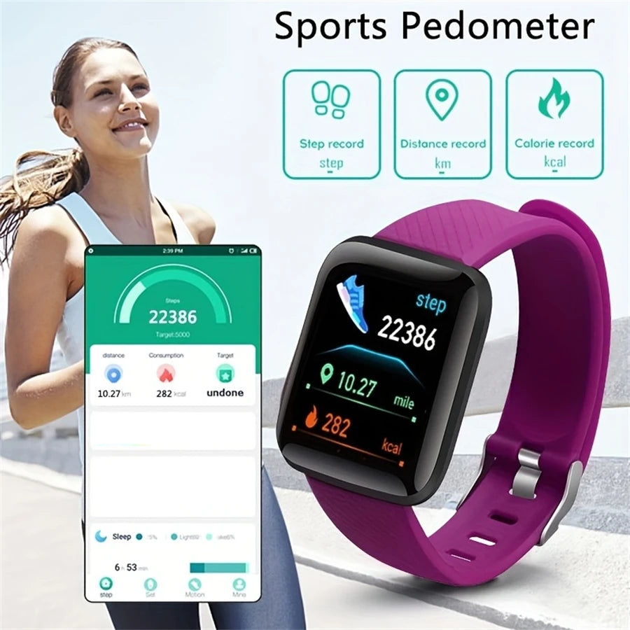Reloj inteligente para hombre y mujer, pulsera con mensaje, monitor de actividad física, regalo de cumpleaños, reloj electrónico para Xiaomi y Huawei.