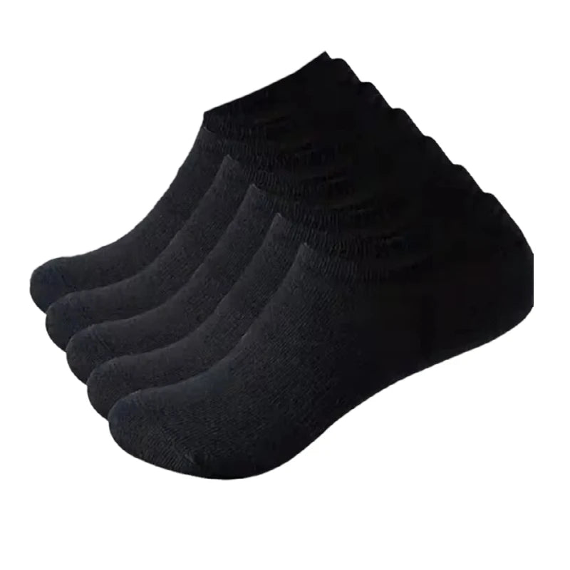 Calcetines deportivos transpirables de fibra de bambú para hombre, de otoño e invierno, con absorción del sudor y desodorantes, para negocios, 10, 5 o 3 pares.