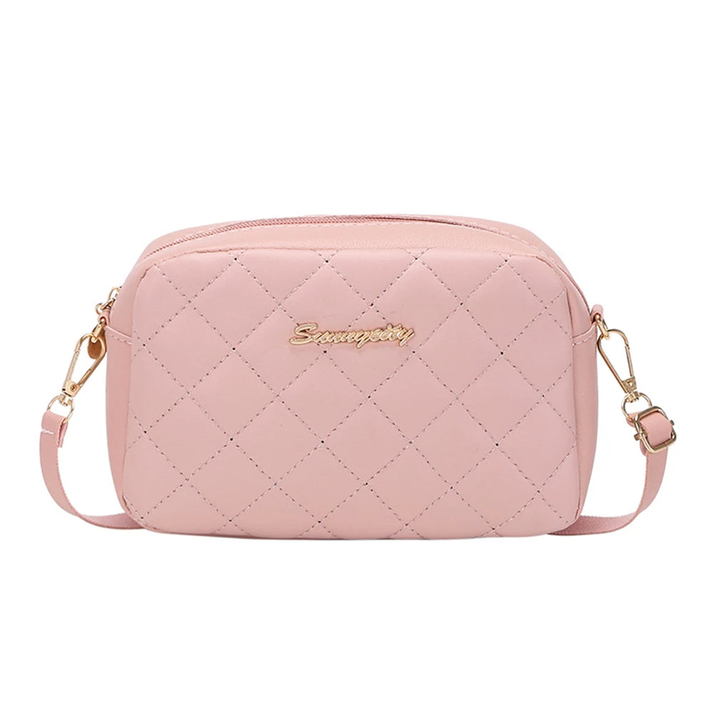 Bolso bandolera pequeño con borlas para mujer, tendencia 2024, con bordado de Lingge, bolso de hombro femenino, bolso cruzado con cadena a la moda para mujer