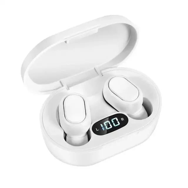 Auriculares inalámbricos TWS E7S con Bluetooth, deportivos, resistentes al agua, con micrófono y función de música, compatibles con todos los teléfonos inteligentes.