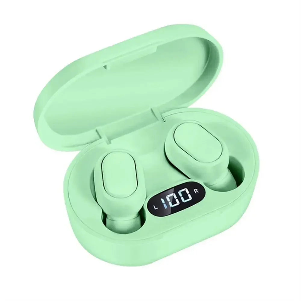 Auriculares inalámbricos TWS E7S con Bluetooth, deportivos, resistentes al agua, con micrófono y función de música, compatibles con todos los teléfonos inteligentes.