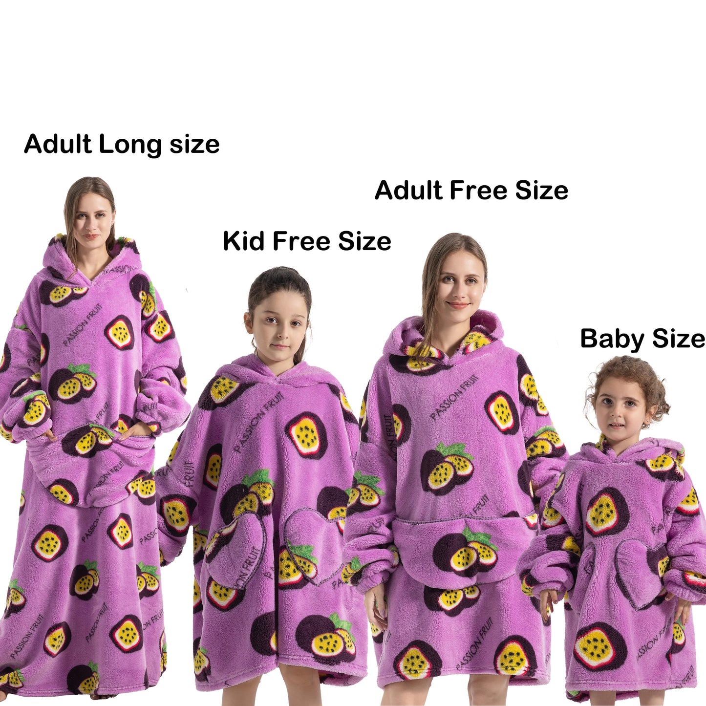 Manta de franela con mangas, sudadera de invierno, jersey de forro polar, manta usable con tiburón gigante, sudadera con capucha para adultos, niños y bebés