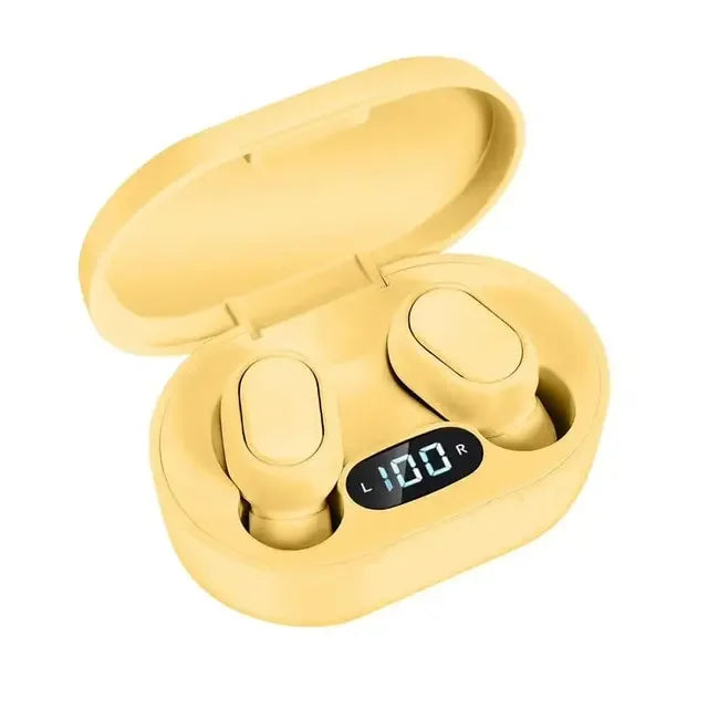 Auriculares inalámbricos TWS E7S con Bluetooth, deportivos, resistentes al agua, con micrófono y función de música, compatibles con todos los teléfonos inteligentes.