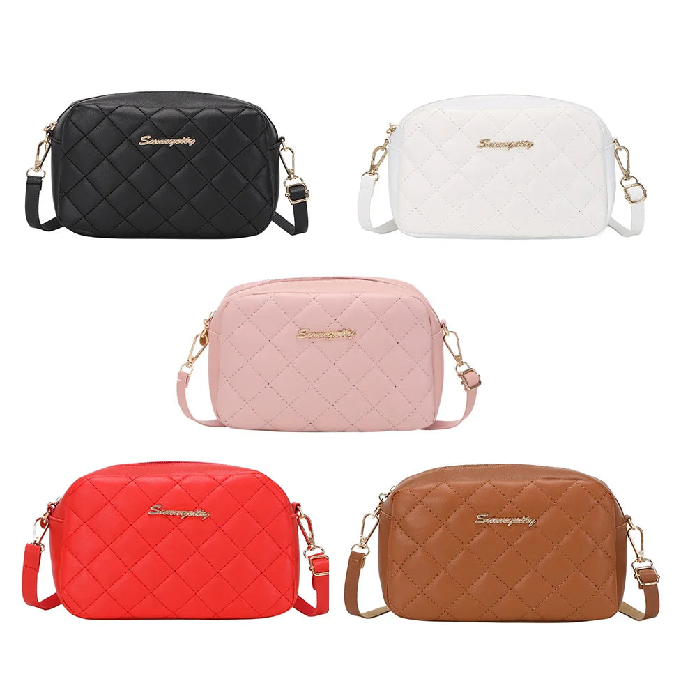 Bolso bandolera pequeño con borlas para mujer, tendencia 2024, con bordado de Lingge, bolso de hombro femenino, bolso cruzado con cadena a la moda para mujer
