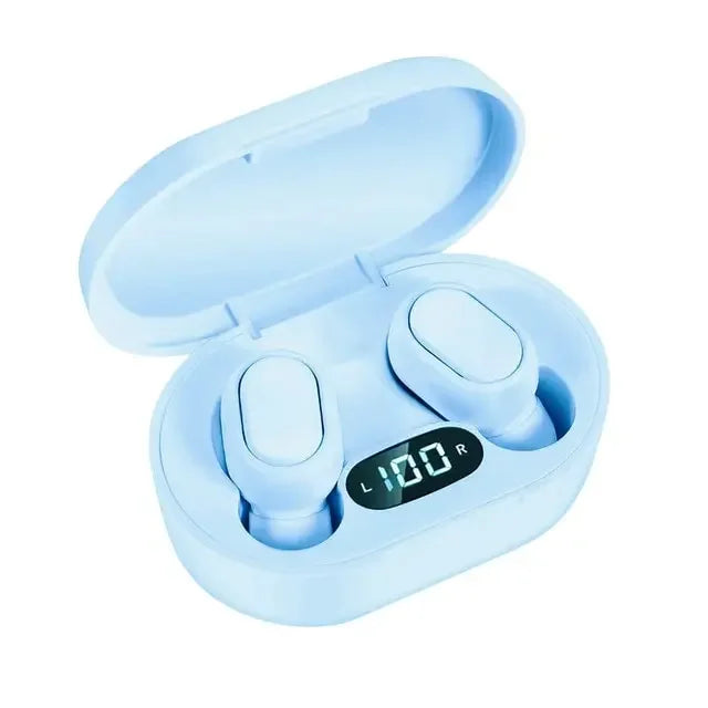 Auriculares inalámbricos TWS E7S con Bluetooth, deportivos, resistentes al agua, con micrófono y función de música, compatibles con todos los teléfonos inteligentes.