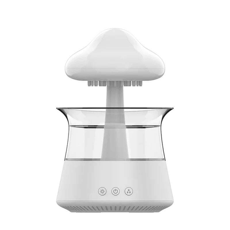 Difusor Serenity Mist Cloud: Humidificador ultrasónico de aromaterapia con lámpara LED de 7 colores