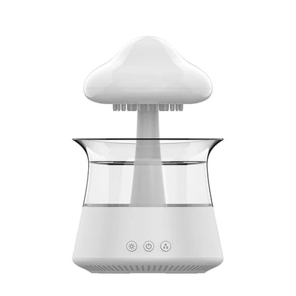 Difusor Serenity Mist Cloud: Humidificador ultrasónico de aromaterapia con lámpara LED de 7 colores