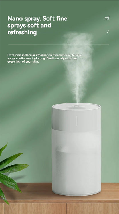 260ML Poratable Automatic Humidifier Diffuserwithout Oil Mute Quite Humidier Car USB for Home Housewith Light Mini Humidifier