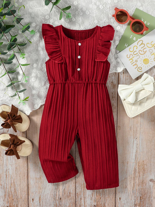 Body liso sin mangas para niña pequeña, estilo europeo y americano, informal, para verano