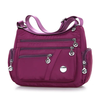 Yogodlns - Bolso bandolera de nailon Oxford impermeable para mujer, de gran capacidad, para viaje
