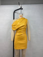 RedPeony Women Sexy PU Leather Slash Collar Sleeveless Ruched Dress Slim Streetwear Evening Night Club Party Women Mini Dress