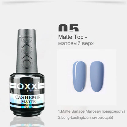 OXXI 15ml Capa base y superior para esmalte en gel Barniz semipermanente Capa superior de goma y capa base Gellac uv led Esmalte permanente Lak