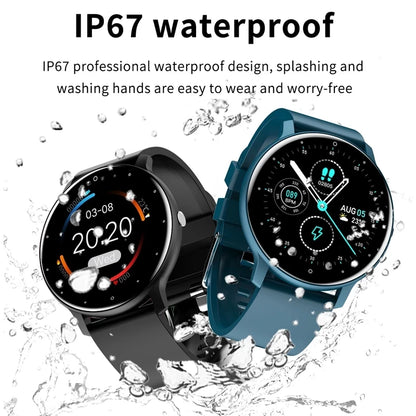 LIGE 2025 - Reloj inteligente deportivo para hombre, con pantalla táctil completa, resistente al agua IP67, Bluetooth, compatible con Android e iOS, con caja