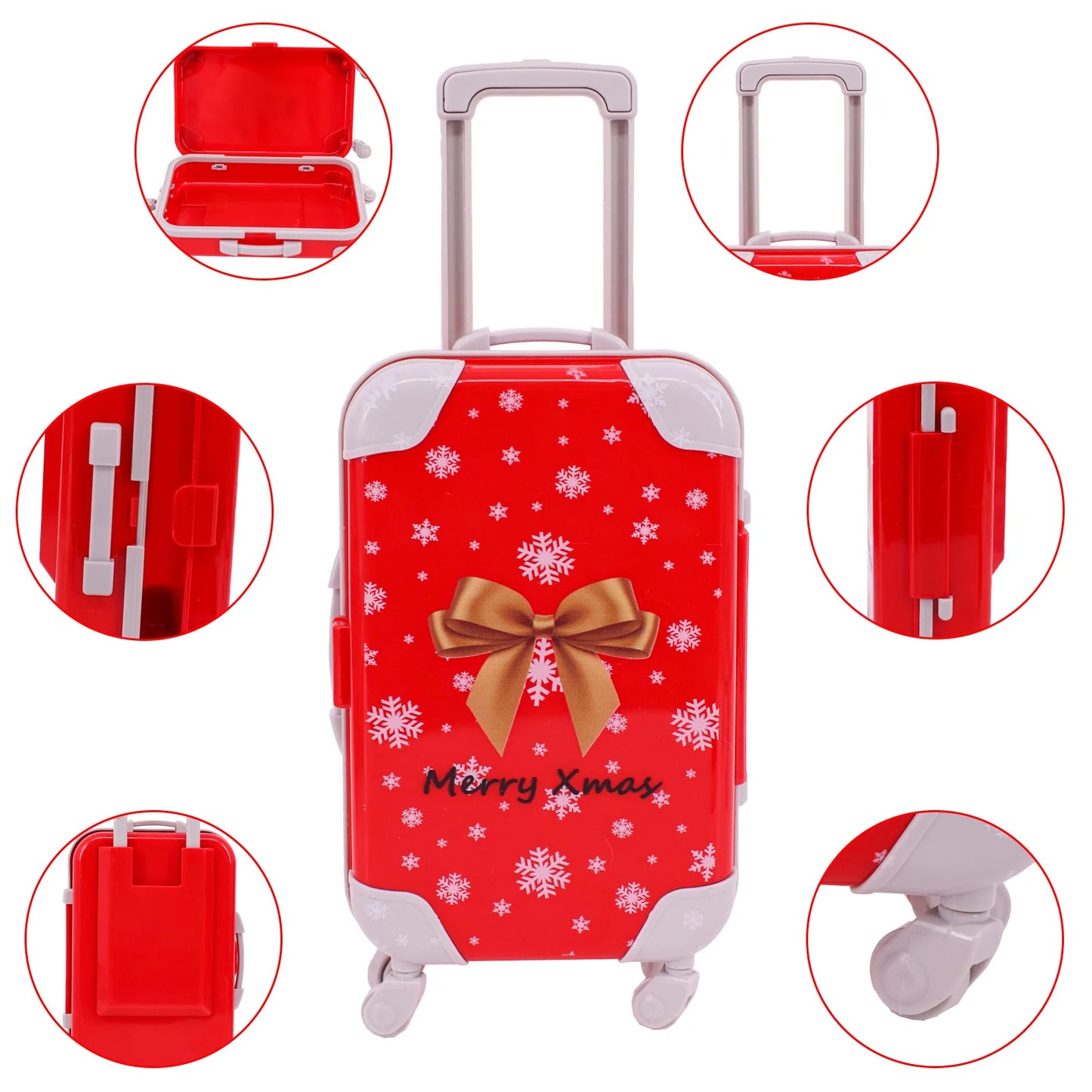 Envío gratuito: Conjunto navideño rojo para ropa y accesorios de muñeca de 43 cm y juguetes para muñecas americanas de 18 pulgadas de Our Generation.