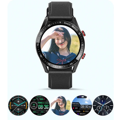 Reloj inteligente GT Series 2025 para hombre, con llamadas de voz, pantalla AMOLED de 1,53 pulgadas, deportivo, ECG + PPG, para Android e iOS.