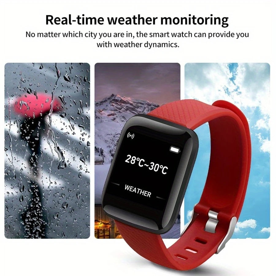 Reloj inteligente para hombre y mujer, pulsera con mensaje, monitor de actividad física, regalo de cumpleaños, reloj electrónico para Xiaomi y Huawei.