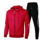 Conjunto de sudadera con capucha para hombre, chándal de manga larga, traje deportivo de alta calidad, ropa informal de moda para uso diario al aire libre 2025