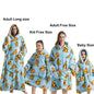 Manta de franela con mangas, sudadera de invierno, jersey de forro polar, manta usable con tiburón gigante, sudadera con capucha para adultos, niños y bebés