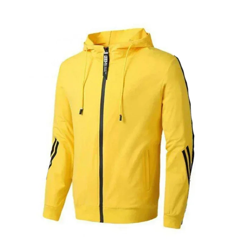 Conjunto de sudadera con capucha para hombre, chándal de manga larga, traje deportivo de alta calidad, ropa informal de moda para uso diario al aire libre 2025