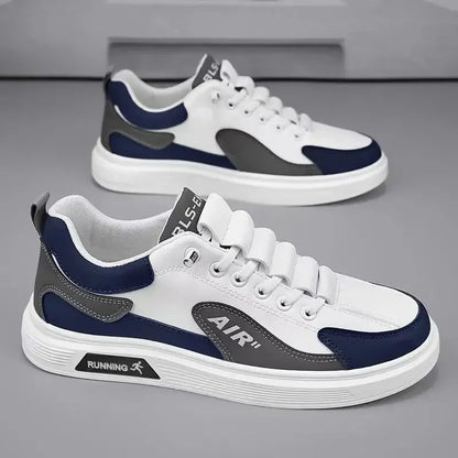 Tendencia 2025 Nuevos zapatos de hombre de cuero de moda de caña baja para hombre Zapatos casuales de moda para correr Deportes