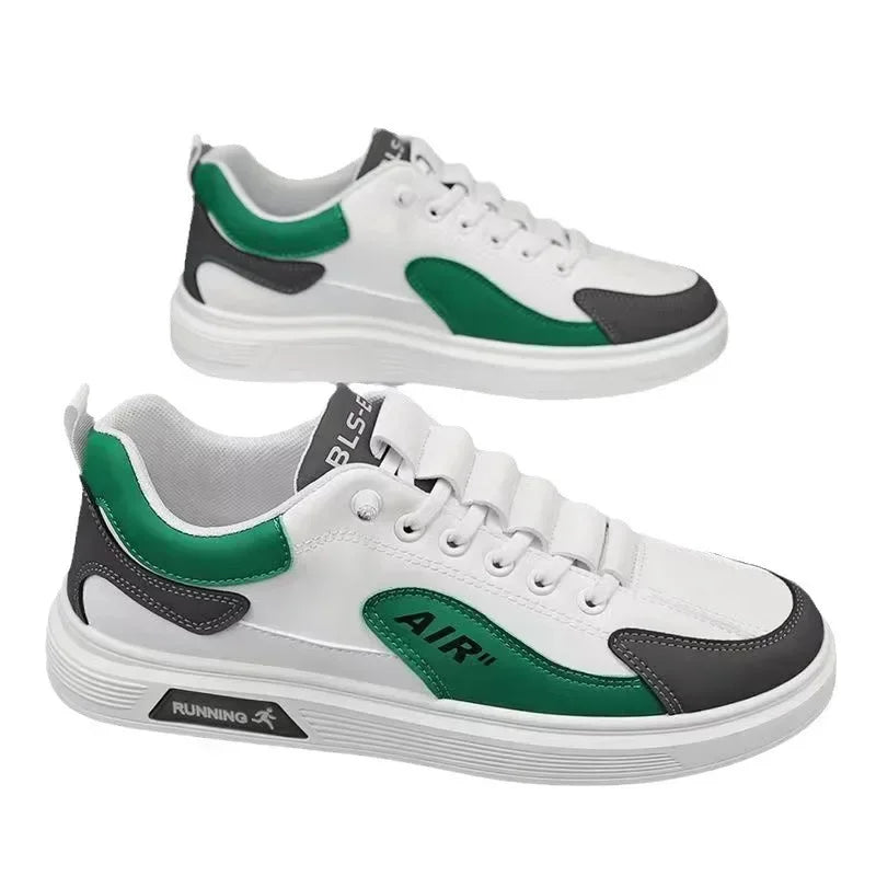 Tendencia 2025 Nuevos zapatos de hombre de cuero de moda de caña baja para hombre Zapatos casuales de moda para correr Deportes