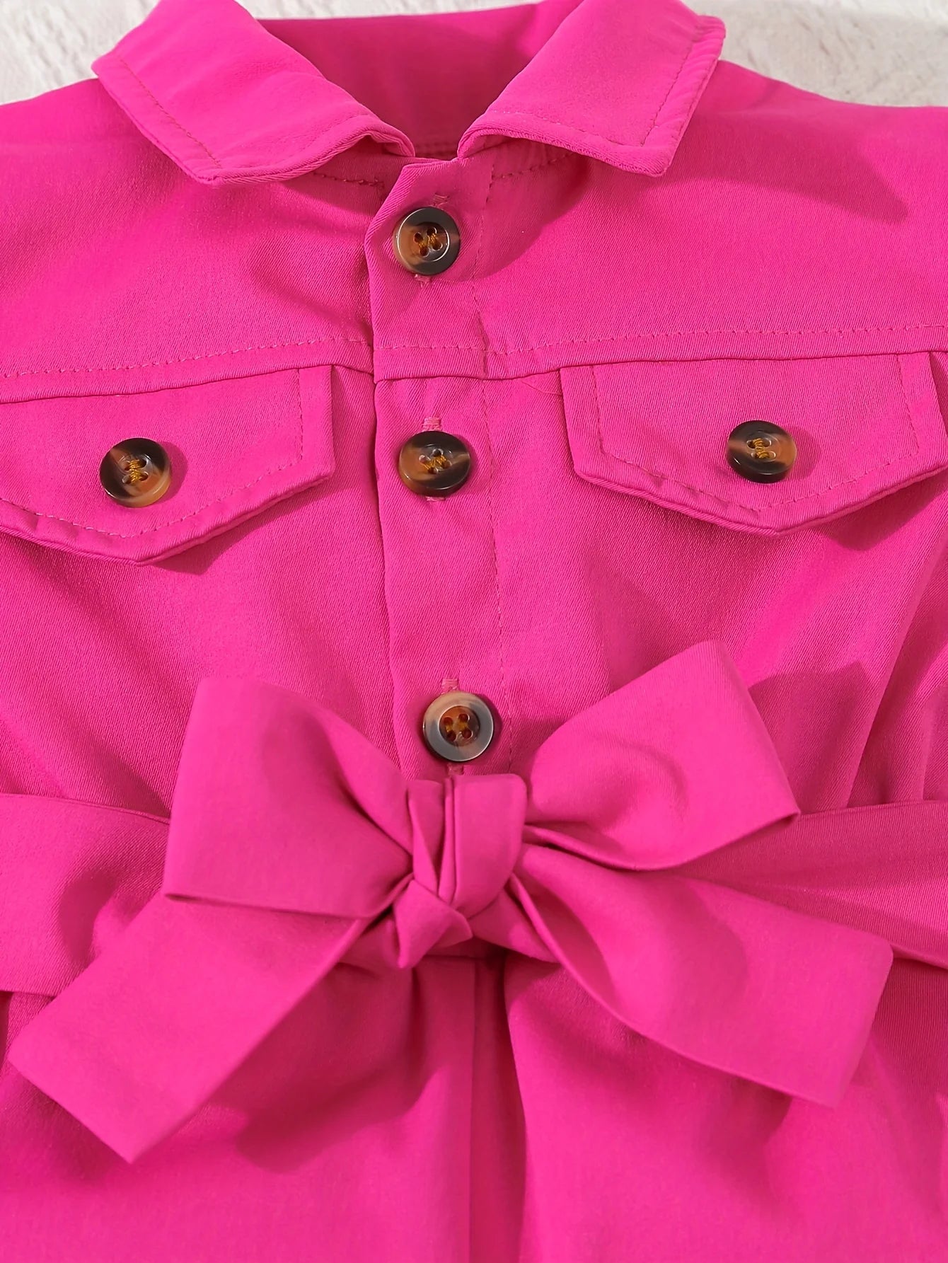 Conjunto de 2 piezas de verano para niña, de manga corta, informal, sencillo, con pantalón y cinturón