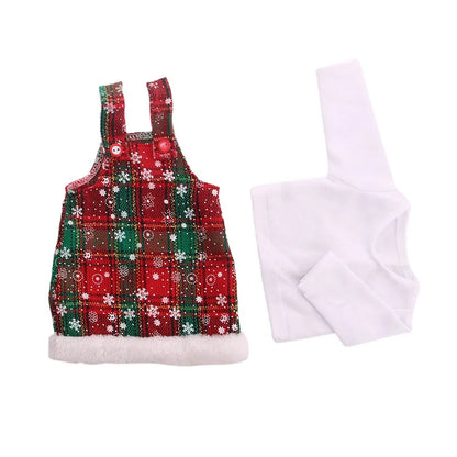 Envío gratuito: Conjunto navideño rojo para ropa y accesorios de muñeca de 43 cm y juguetes para muñecas americanas de 18 pulgadas de Our Generation.