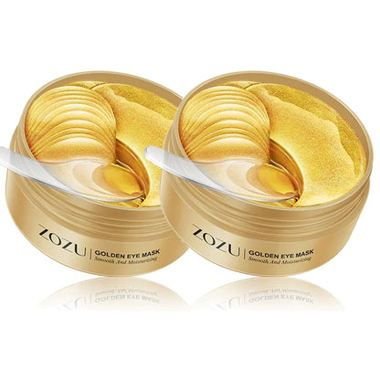 Mascarilla de colágeno dorado con aguacate para ojos, 120 unidades, antiojeras, bolsas, hidratante, antiarrugas, cuidado de la piel.