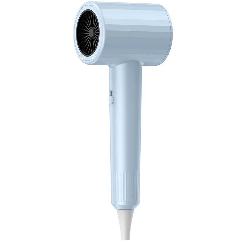 Minisecador de pelo plegable de 750 W con bolsa de transporte, aire caliente de aniones, para el hogar, viajes, dormitorio, 220 V-240 V.