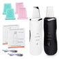 Limpiador ultrasónico de poros, exfoliante, eliminador de puntos negros, limpieza facial profunda, limpiador facial ultrasónico con pala iónica.