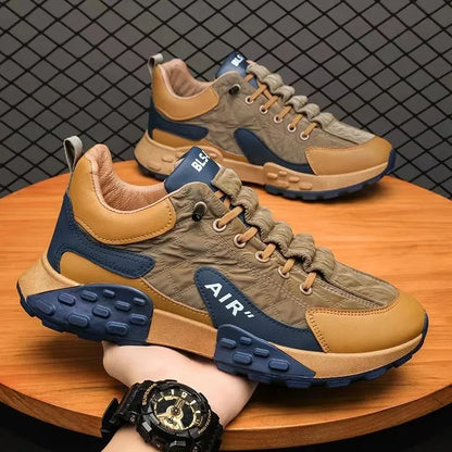 Zapatos deportivos casuales cómodos para hombre, zapatillas de deporte informales, antideslizantes, de alta calidad, para exteriores, primavera y otoño, 2025