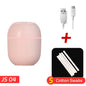 Mini humidificador de aire portátil con forma de gota de agua, USB, de escritorio, para interiores y hogares, silencioso, con atomización de aire.