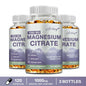 Citrato de magnesio: suplemento para el estrés, la relajación, los huesos, el sueño, la salud cardíaca, los nervios, los músculos y el metabolismo.