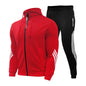 2025 nuevo traje de jogging para hombre, suéter, sudadera con capucha, chaqueta, pantalón deportivo, traje de 2 piezas, chaqueta casual de moda de otoño e invierno para hombre.