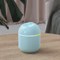 Humidificador de aire de 270 ml, difusor de aroma de vapor frío, luz LED nocturna, protección de apagado, USB, para el hogar y la oficina.