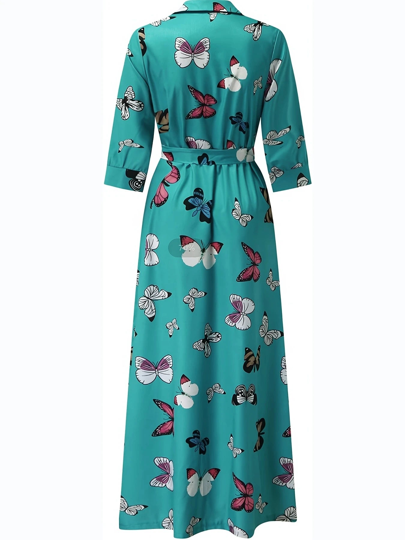 Women Print Dress Sexy V-Neck Bat Sleeve Ruffl Flowers Print Bohemian Beach Sundress Ladies Loose Summer Vacation Mini Dresses