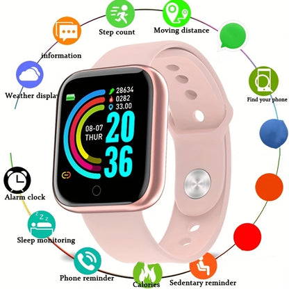 Reloj inteligente para hombre y mujer, pulsera con mensaje, monitor de actividad física, regalo de cumpleaños, reloj electrónico para Xiaomi y Huawei.