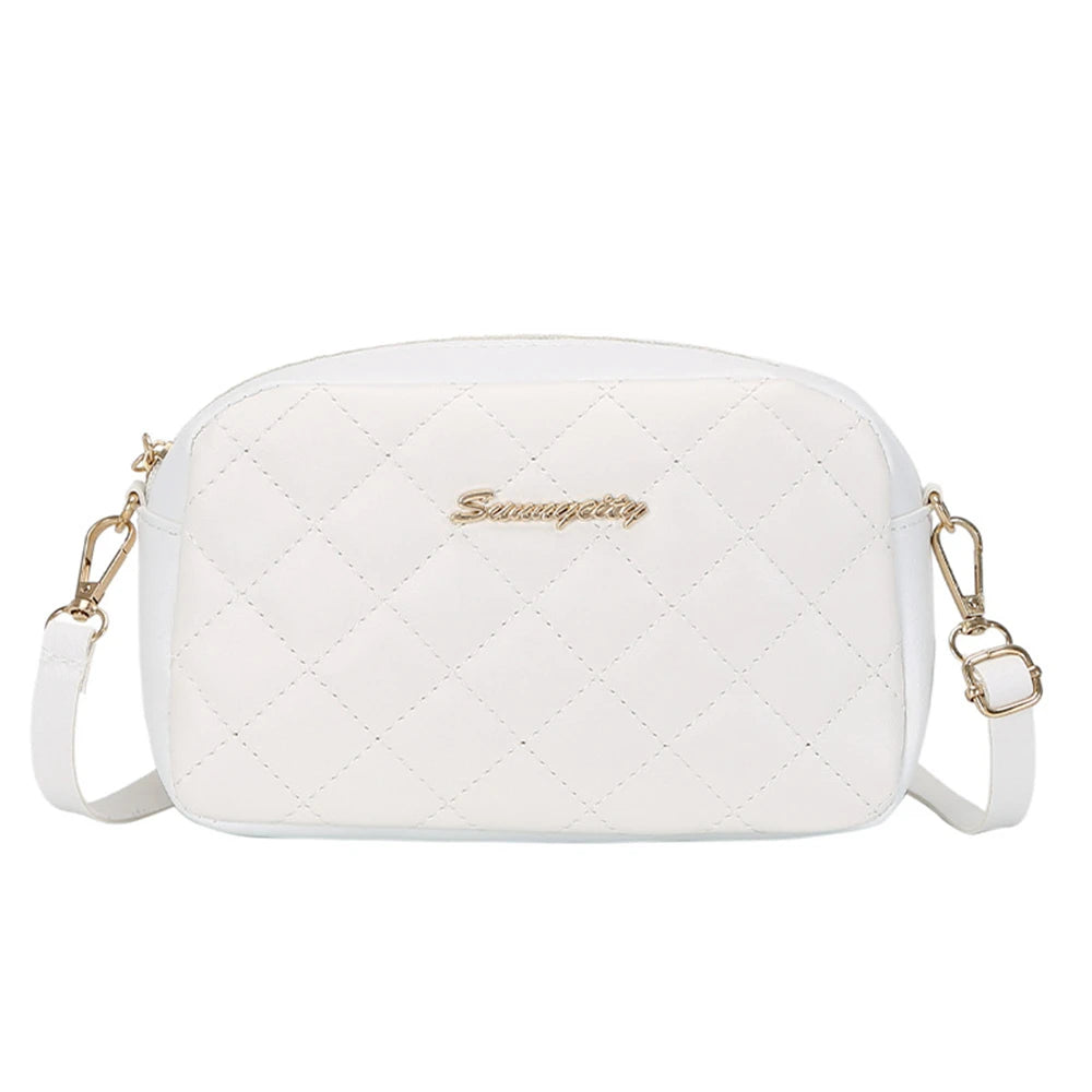 Bolso bandolera pequeño con borlas para mujer, tendencia 2024, con bordado de Lingge, bolso de hombro femenino, bolso cruzado con cadena a la moda para mujer
