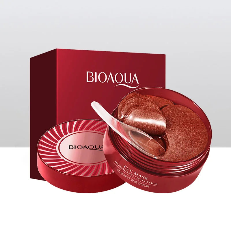 Mascarilla de colágeno dorado para ojos, hidratante, antiojeras, bolsas, cuidado ocular, parches reafirmantes de belleza, 60 unidades