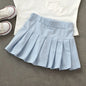 Pantalones cortos vaqueros de estilo coreano para niñas, pantalones vaqueros cortos de princesa a la moda, pantalones cortos para niñas, ropa para niñas con flores