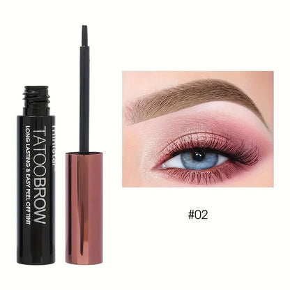 1 gel de tatuaje para cejas, semipermanente, resistente al agua y a las manchas, para unas cejas más pobladas y definidas.