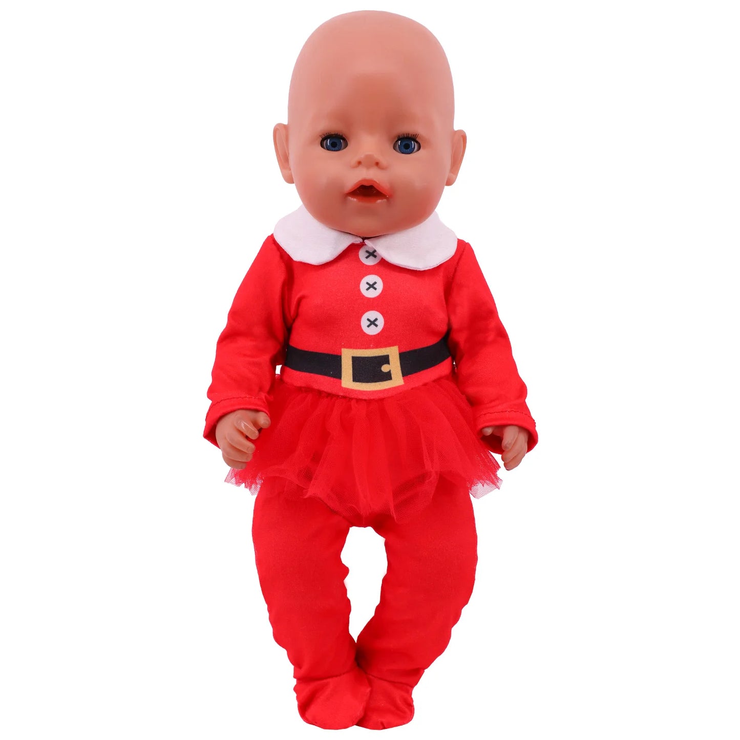 Envío gratuito: Conjunto navideño rojo para ropa y accesorios de muñeca de 43 cm y juguetes para muñecas americanas de 18 pulgadas de Our Generation.