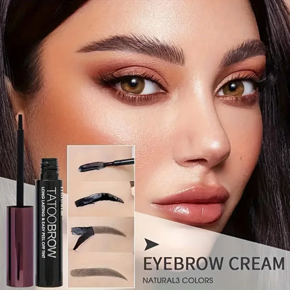 1 gel de tatuaje para cejas, semipermanente, resistente al agua y a las manchas, para unas cejas más pobladas y definidas.