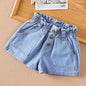Pantalones cortos vaqueros de verano para niños y bebés, ropa informal para niñas y bebés
