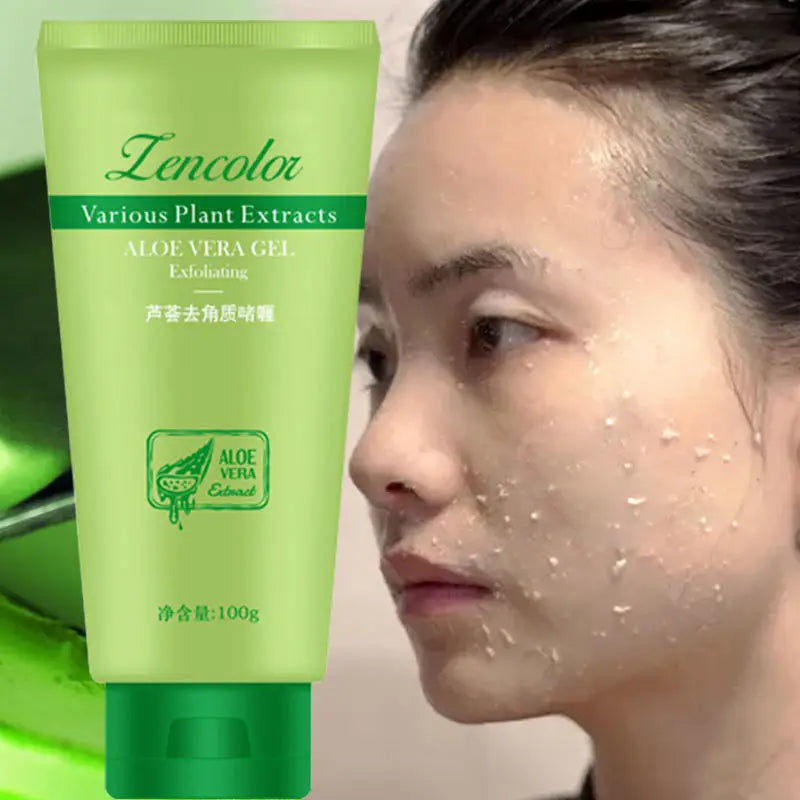 Gel exfoliante facial suave sin exfoliación para rostro y cuerpo. Limpia y exfolia la piel muerta, revelando una piel radiante. 30 ml.