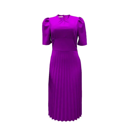 African Dresses for Women Summer 2024 New Arrival African Women Short Sleeve Red Blue Yellow Green Dress African Clothes