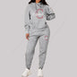 Conjunto deportivo de 2 piezas para mujer, ropa de diseño estético, tendencia, sudaderas con capucha y pantalones deportivos de alta calidad, conjuntos para mujer, 2025