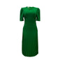 African Dresses for Women Summer 2024 New Arrival African Women Short Sleeve Red Blue Yellow Green Dress African Clothes