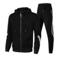 Conjunto de sudadera con capucha para hombre, chándal de manga larga, traje deportivo de alta calidad, ropa informal de moda para uso diario al aire libre 2025